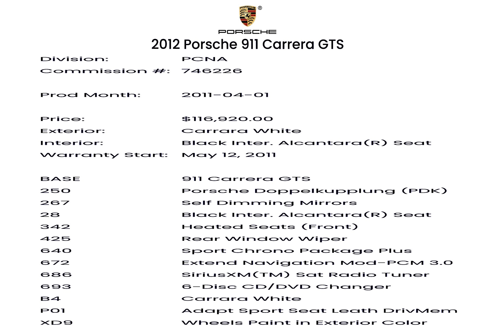 Used 2012 Porsche 911 Carrera GTS For Sale (Sold) | Ryan Friedman