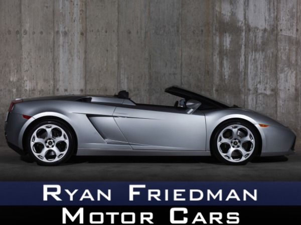 Used 2007 Lamborghini Gallardo Spyder For Sale (Sold) | Ryan Friedman Motor  Cars LLC Stock #1034